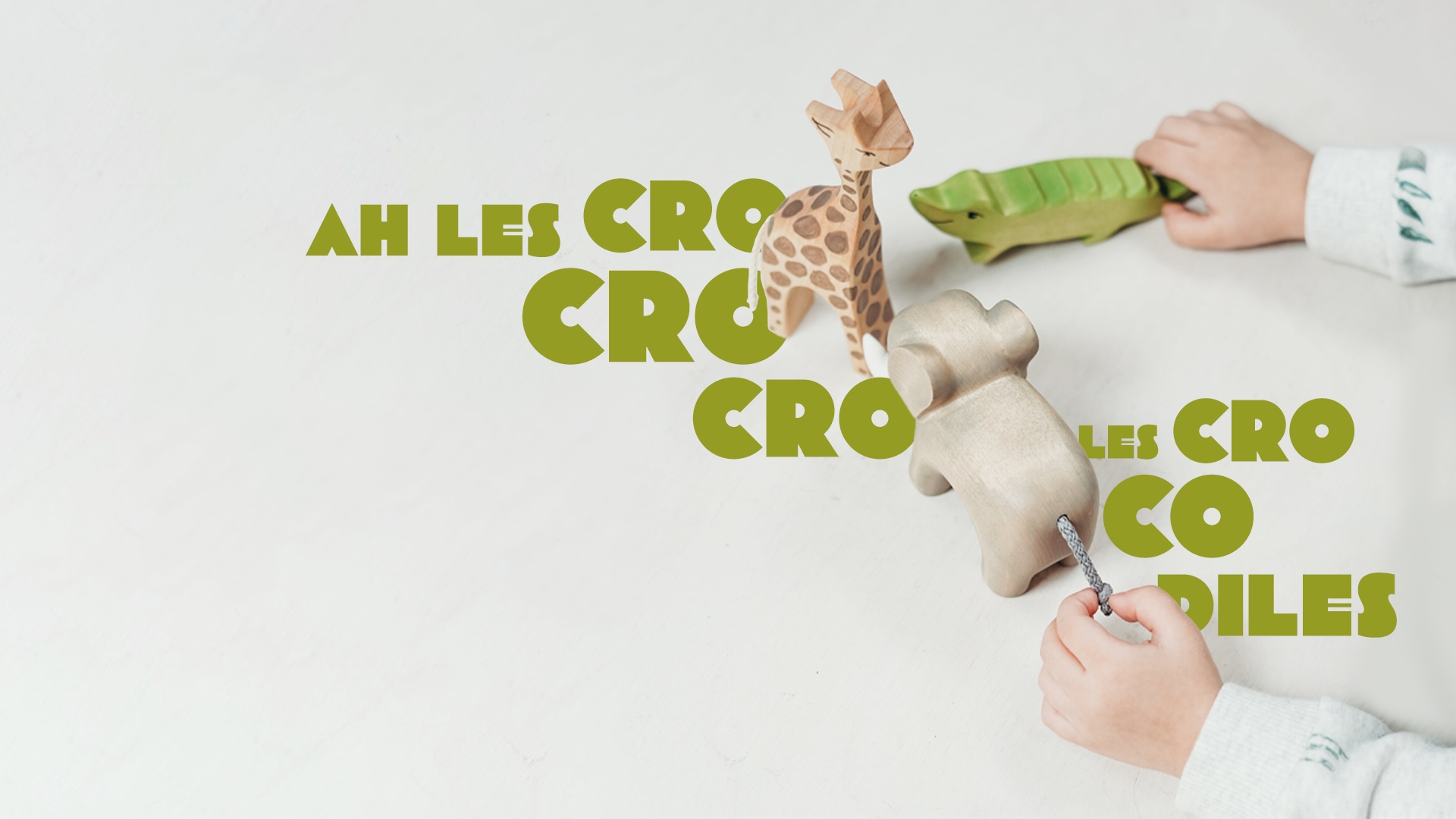 Ah les crocrocro, les crocodiles - passion pour les enfants - micro crèche Baby chou à Meulay